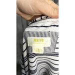 Maeve Eliza Henley Babydoll Tunic XS White Striped Long Sleeve Casual‎ Photo 6