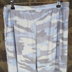 Kensie Blue Gray White Camo Lightweight Fleece Lounge Athletic Pants Size Large Photo 6