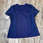 Cherokee  Infinity Women's Sz XL Scrub Top Navy Blue Nursing Medical Work NWT #35 Photo 4