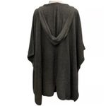 A pea in the pod A‎ Pea in the Pod Maternity Charcoal Gray Hooded Poncho Sweater Knit Size XS/S Photo 1