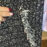 NWOT Milano Pull on stretch fringed skirt Black Photo 5