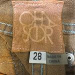 Chaser  Embroidered Brown Denim Shorts NWT Photo 5