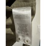 Quince  Women's Linen Long Sleeve Button Down Shirt Washed Olive Green Size L Photo 2