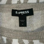Express Women’s Midi Sweater Dress B17 Tan Size M Photo 2