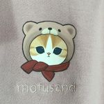 Mofusand Uniqlo Collab Printed Embroidered Sweatshirt in Pink XS Photo 3