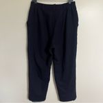 Sag Harbor Vintage Black 100% Wool Lined Ultra High Rise Pleated Pants Size 16 Photo 13