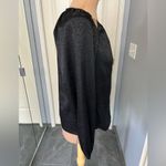 Inc Chain Neck Black Satin‎ Blouse Witchy Whimsigoth Date Night Size XS Photo 3