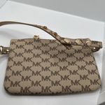 Michael Kors  Gold Signature with Chain Belt Bag Photo 7