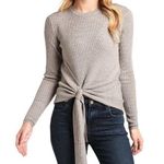 Brochu Walker The Dean Wrap Wool Pullover Top SMALL Photo 0