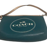 Coach Women’s Wristlet Green & Tan Horse & Carriage NewYork Logo 4.5X1X7 F51788 Photo 0