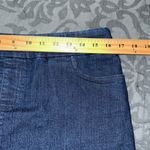 Soft Surroundings  women’s size petite large denim skort pull on front pockets Photo 2