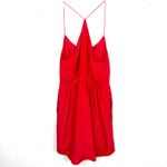 Madewell 100% Silk Starview Cami Dress Racerback Spaghetti Strap Red Size 00 Photo 2