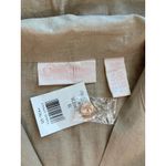 Vintage Shirt Womens XL Khaki Tan Linen Blend Button LS Classic Blues Wrangler Photo 7