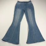 Versona Modern Bell Bottom High Rise Curvy Jeans Medium Wash Pull On Size 8 Photo 0