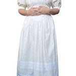 Gunne Sax Vintage  White Lace Midi Dress Jessica McClintok 90s Lace Victorian 8 Photo 0