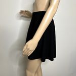 Joe Benbasset Joe B Black Textured Mini Skater Skirt Photo 1