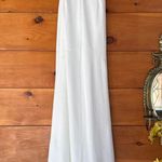 Lulus  Captivating Promise White Sleeveless Mermaid Maxi Dress Bridal Gown Size S Photo 3