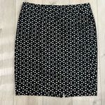 Ann Taylor LOFT Women’s Black & Tan Eyelet Pencil Skirt Size 12 Photo 1