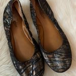 Lucky Brand Emmie Metallic Tiger Print Ballet Flats Size 8 Photo 1