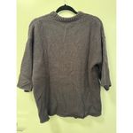Philosophy  Acrylic Wool Elbow Length Sleeve Navy Boxy Chunky Knit Sweater XS Photo 1