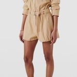 NWT Derek Lam 10 Crosby Almond Zuma Linen Balloon D Photo 0