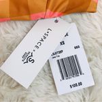 l*space L* Seaesta Seaside Gingham Jess Bikini Top‎ Pink Orange Plaid Size XS New Photo 6