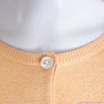 Ralph Lauren Lauren Ralph Lauren light yellow cardigan sweater, size Petite Small Photo 7