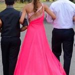 Hot Pink Prom Dress Size 2 Photo 2