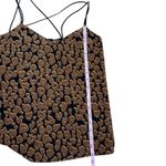 Scotch & Soda  Raffia Town Top Camisole Women Medium Black Brown Bohemian Tank Photo 7