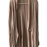 Buckle BKE Womens Size XL Beige Open Front Duster Cardigan Photo 0