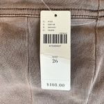 Anthropologie NWT  Utility Stretch Ankle Button Pants Sz 26 Fine Ribbed Corduroy Photo 4