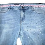 Kut From The Kloth Ankle Straight Leg Distressed Studded Jeans Women Size 16 New Photo 4