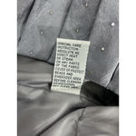 Womans KM Collections 8 Silver Formal Gown Spaghetti Straps Rhinestones Lined Photo 4