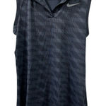Nike  DriFit Womens Sleeveless Collared Button Top Tennis Golf Gray Size Small Photo 0