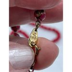 3 “oops a daisy” vintage metal enamel beaded necklaces. White Photo 2