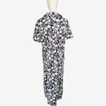 Old Navy  Navy Ivory Floral Print Short Sleeve Midi Dress Women’s XL NWT Photo 6