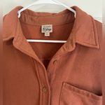 Como vintage  Women’s Rust Button Down Shirt Jacket Photo 1