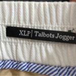 Talbots  XLP White Cotton Joggers Summer Resort Vacation Photo 4