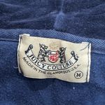 Juicy Couture  Vintage Velour Y2K Navy Blue Zip Up Jacket Women’s Medium Photo 2