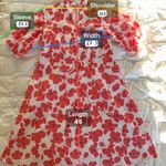 Studio 1 Womens Short Sleeve Floral Midi Fit + Flare Dress Sz 10 Brand New Multi Photo 9