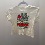 Cherry LA 818 Tequila X  Baby Tee in White LIMITED EDITION Photo 1