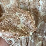 Moon River Beige Tiered Floral Dress NWT Photo 5