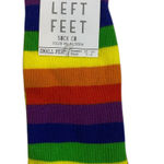 Two Left Feet Sock Co. Rainbow Socks‎ Small Feet Colorful Pride LGBT Photo 0