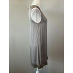 Alice + Olivia Beaded Silk Tank Dress Beige Size XS Photo 2