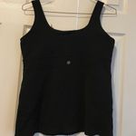 Athleta  black workout tank top built in shelf bra Photo 1
