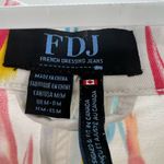 FDJ French Dress Jeans denim jacket white button up lightweight Canadian design Size M Photo 4