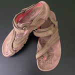 Merrell  Kangaroo Ankle Strap Toe Loop Leather Performance Sandals Brown Size 6 Photo 2