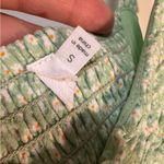 ASTR The Label Heiress Ruched Mini Dress – Mint Orange Ditsy – Size Small Photo 4