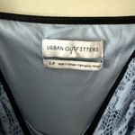 Urban Outfitters  Ruched Lace Bodycon Midi Dress in Periwinkle and Black - Size S Photo 3