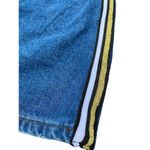 superdown Marianna Side Stripe Denim Skirt Blue Women's Size Medium Photo 6